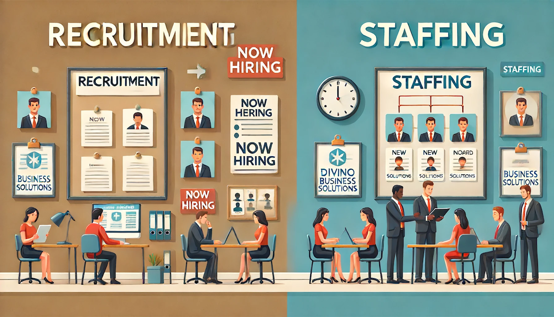 Recruitment vs. Staffing