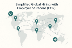 Global workforce hiring simplified with Employer of Record services.